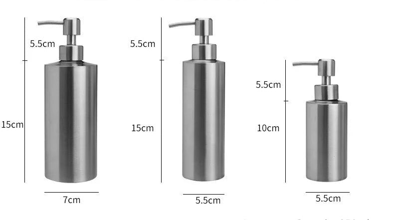 Edelstahl Seifenspender „Steel Pure“