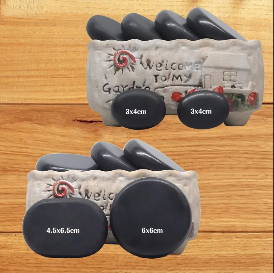 Aren – Basalt-Massagesteine Set