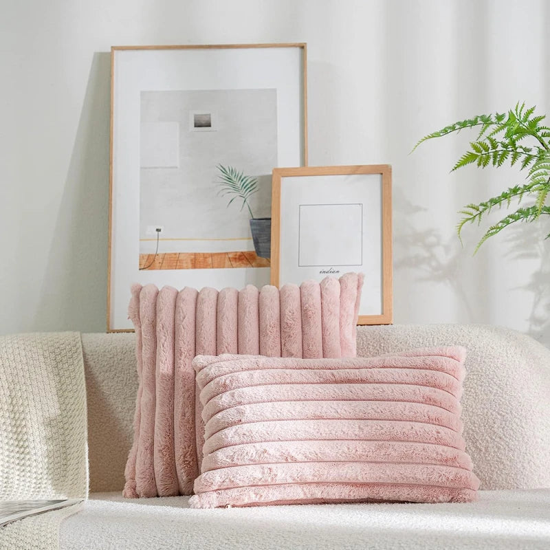 Felloptik Kissenbezug 45x45 cm – Soft Faux Fur