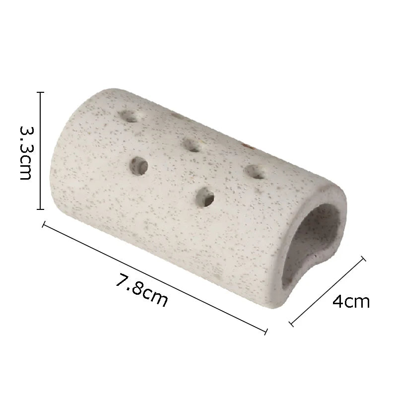 Stem Insert Keramikaufsatz Ausführung Lunar Sand, längliche Blumenform