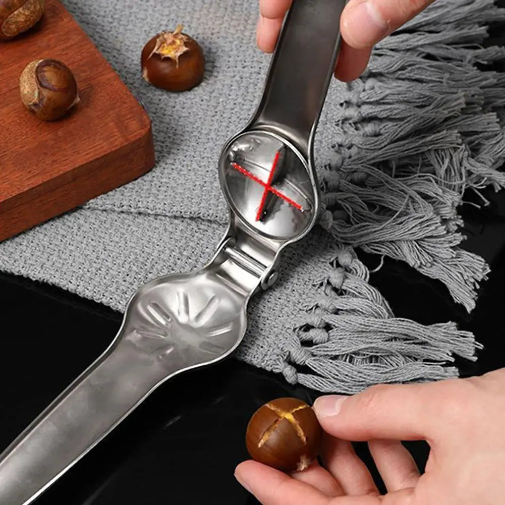 Nuss/Kastanien-Knacker „Steel Grip 2in1“