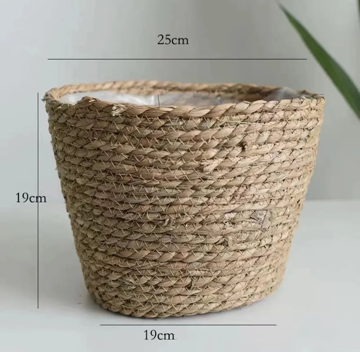 Natur Pflanzenkorb „Boho Weave“