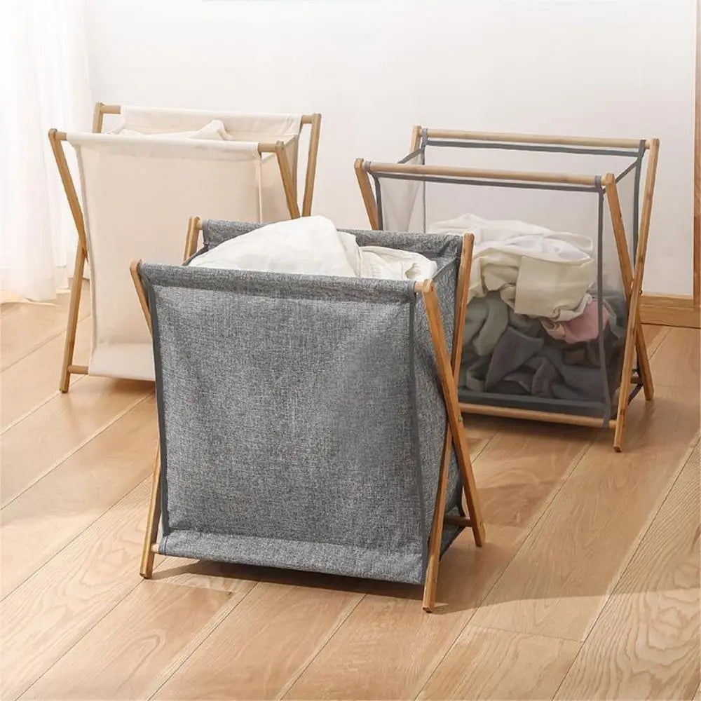 Faltbarer Wäschekorb „Bamboo Frame“