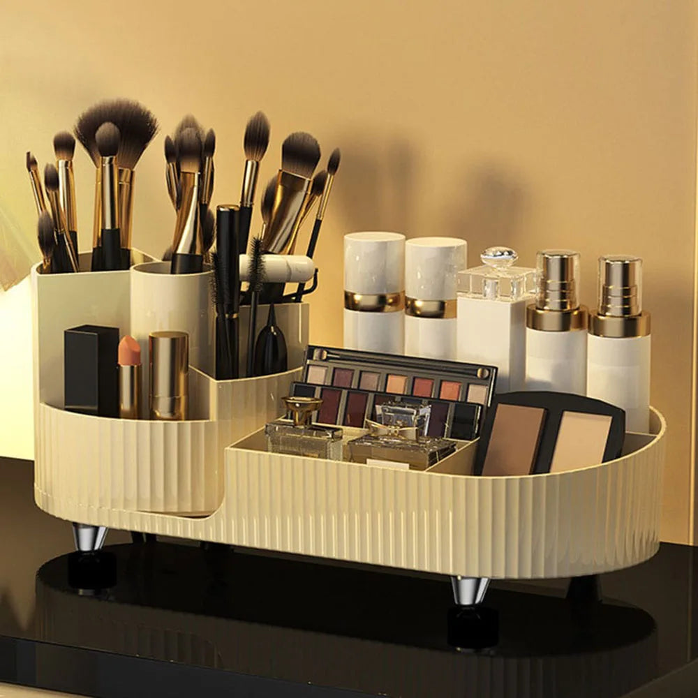 Rotéa Kosmetik-Organizer mit 360° drehbarem Element im täglichen Einsatz