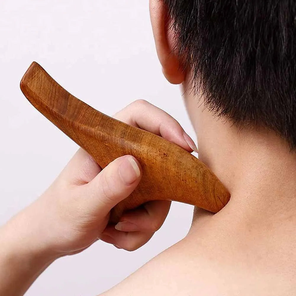 Riva – Hals- & Trigger-Massagegerät aus Holz