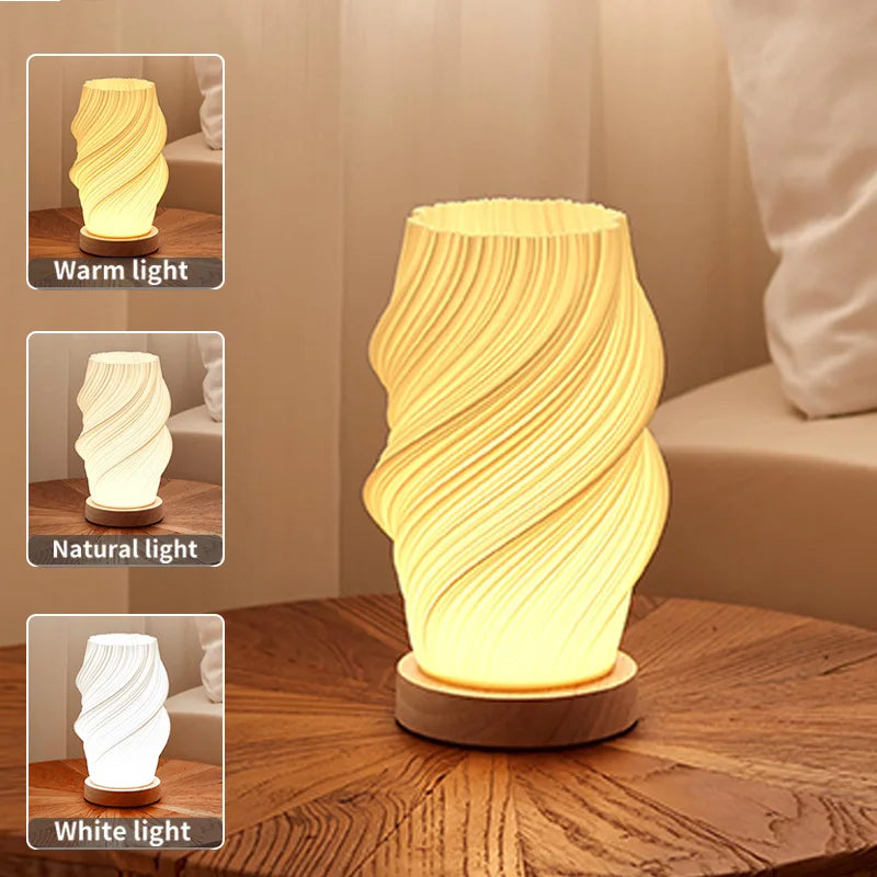 AERIS™ 3D Wellenlampe – Ambient Tischlampe