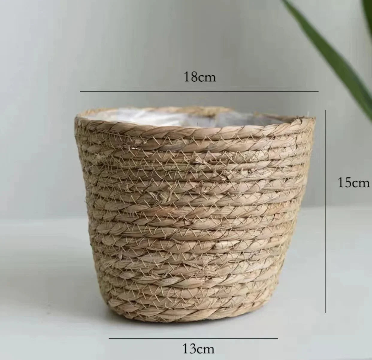 Natur Pflanzenkorb „Boho Weave“