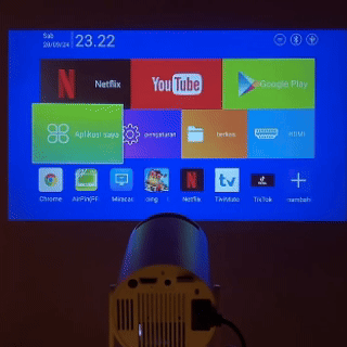 VisionX HD – Tragbarer Mini-Beamer mit 200" Projektion