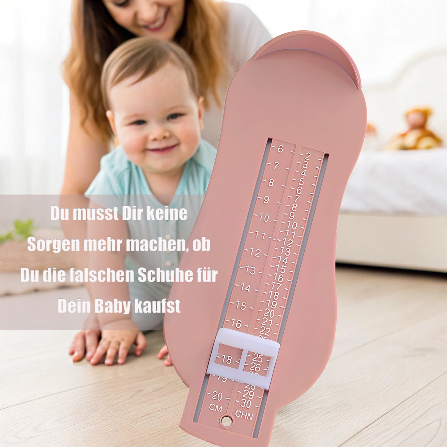 Baby Schuhgrößen-Messgerät – Präzises Fußmess-Tool für perfekte Passform
