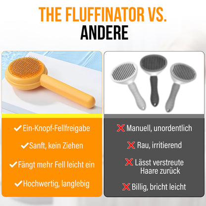 Fluffinator – Selbstreinigende Katzenbürste für weniger Haare