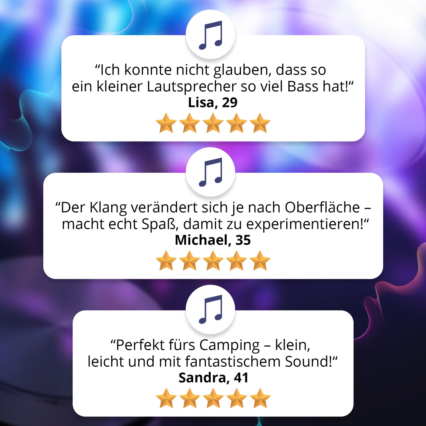 EchoWave™ – Mini Resonanz-Lautsprecher | Kabellos & kraftvoller Sound