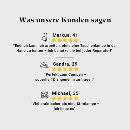 HandLite Pro – LED Handschuh-Licht für freihändiges Arbeiten