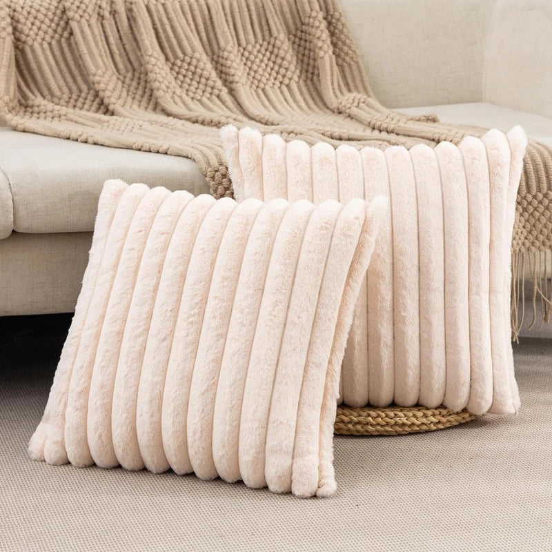 Felloptik Kissenbezug 45x45 cm – Soft Faux Fur