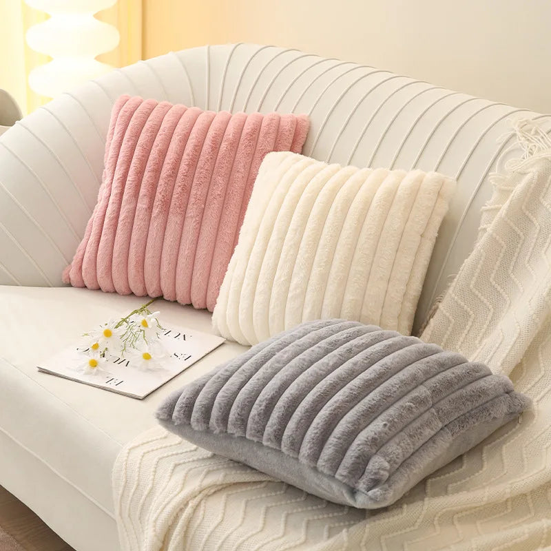 Felloptik Kissenbezug 45x45 cm – Soft Faux Fur