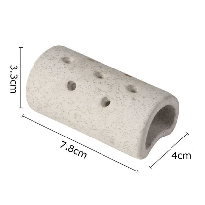 Stem Insert Keramikaufsatz Ausführung Lunar Sand, längliche Blumenform