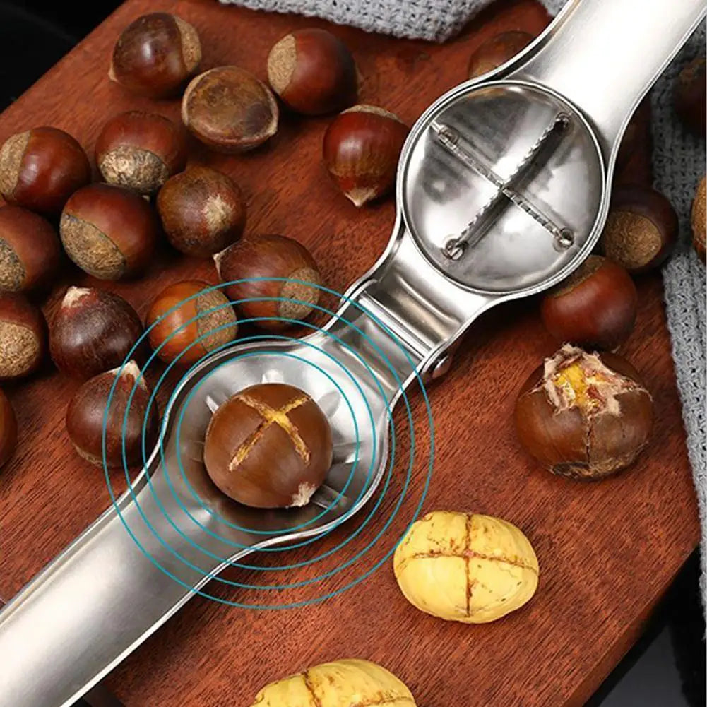 Nuss/Kastanien-Knacker „Steel Grip 2in1“