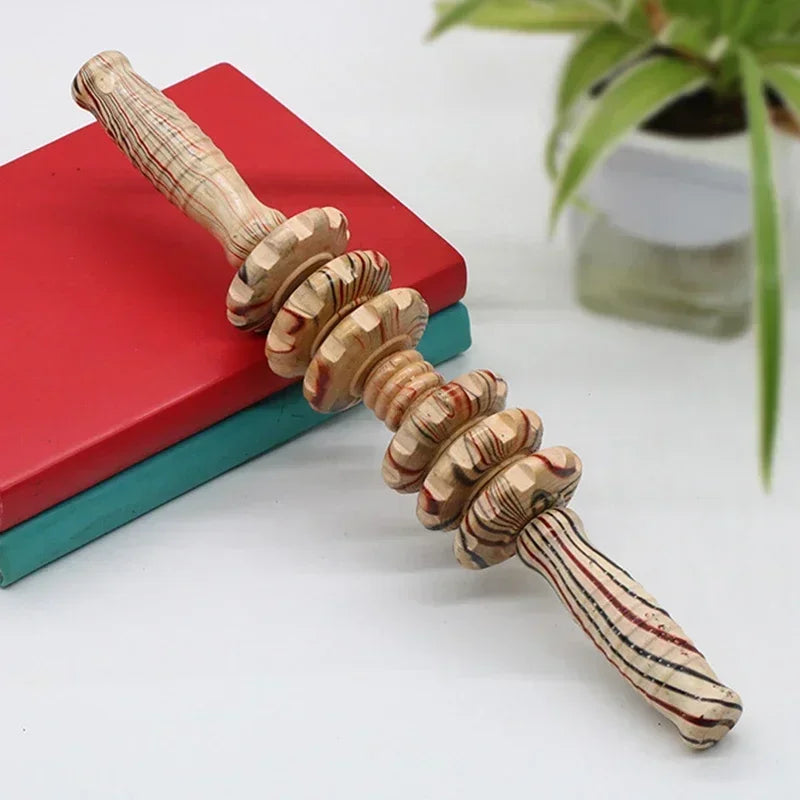 Silva Roll – Holz-Massage­roller für Körper &amp; Muskeln