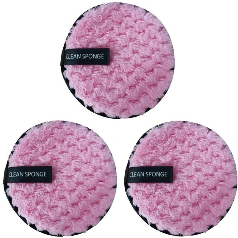 Pura Make-up-Entferner Pad in Pink aus Mikrofaser und Wildleder-Optik