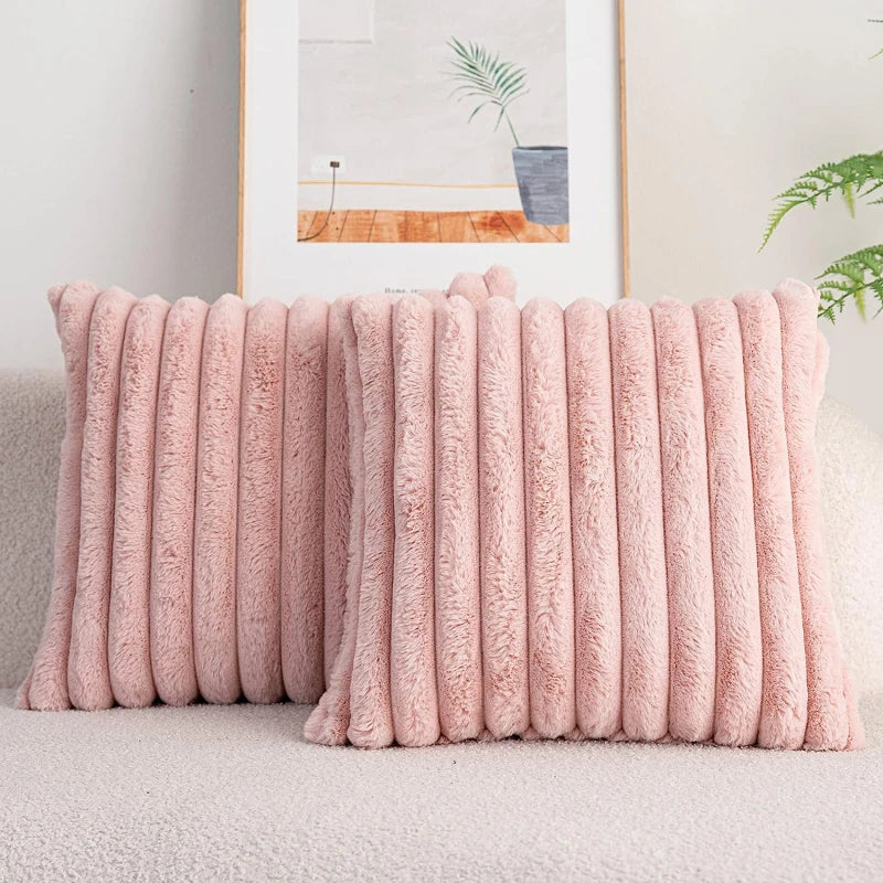 Felloptik Kissenbezug 45x45 cm – Soft Faux Fur