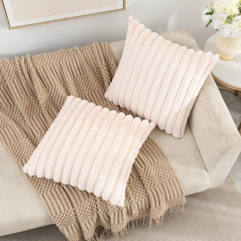 Felloptik Kissenbezug 45x45 cm – Soft Faux Fur