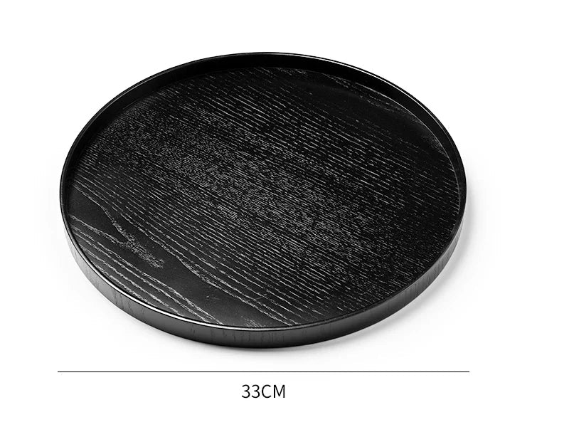 Kuro Tray – Japanisches Holztablett Schwarz