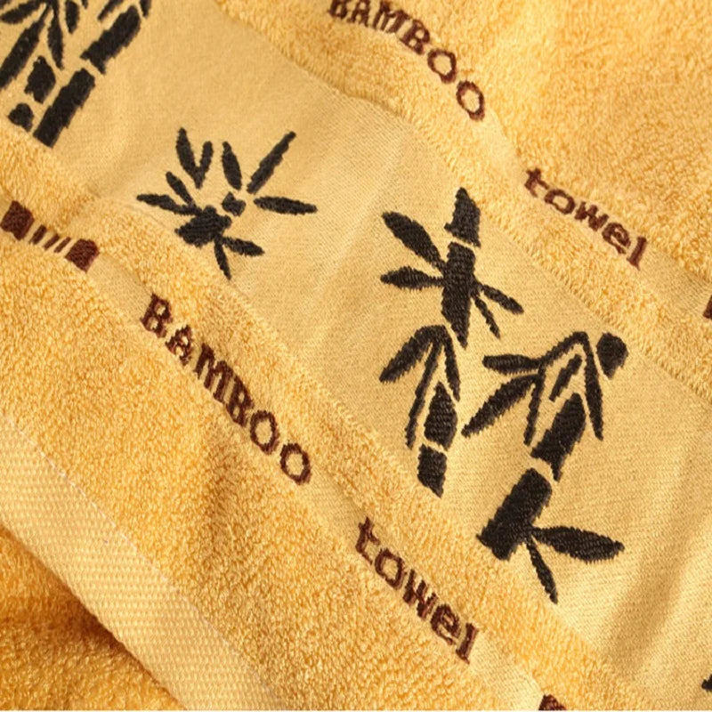 Oranges Miro Bambusfaser Handtuch einzeln präsentiert