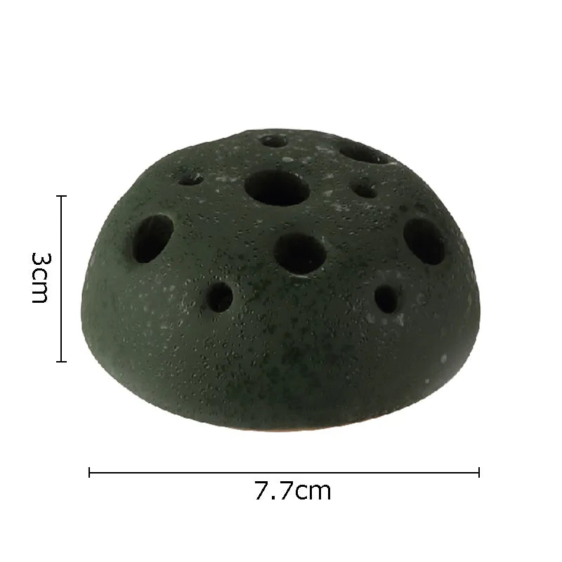 Bloom Insert Keramikaufsatz Ausführung Moss Stone, grüne matte Oberfläche