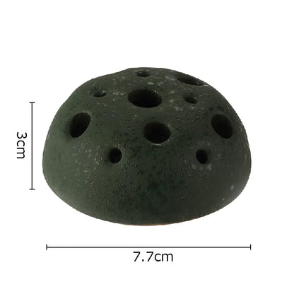 Bloom Insert Keramikaufsatz Ausführung Moss Stone, grüne matte Oberfläche