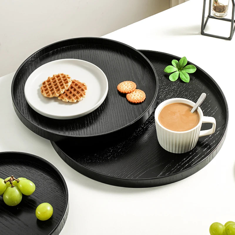 Kuro Tray – Japanisches Holztablett Schwarz