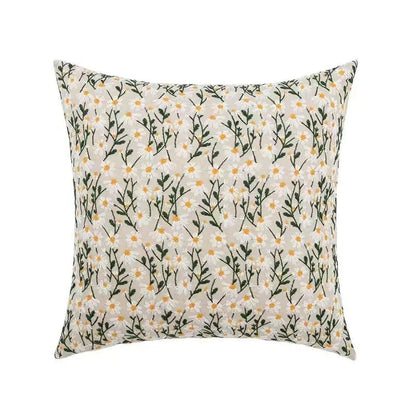 Boho Stickerei Kissenbezug 45x45 cm – Geometrisch
