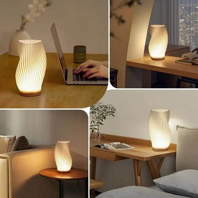 AERIS™ 3D Wellenlampe – Ambient Tischlampe