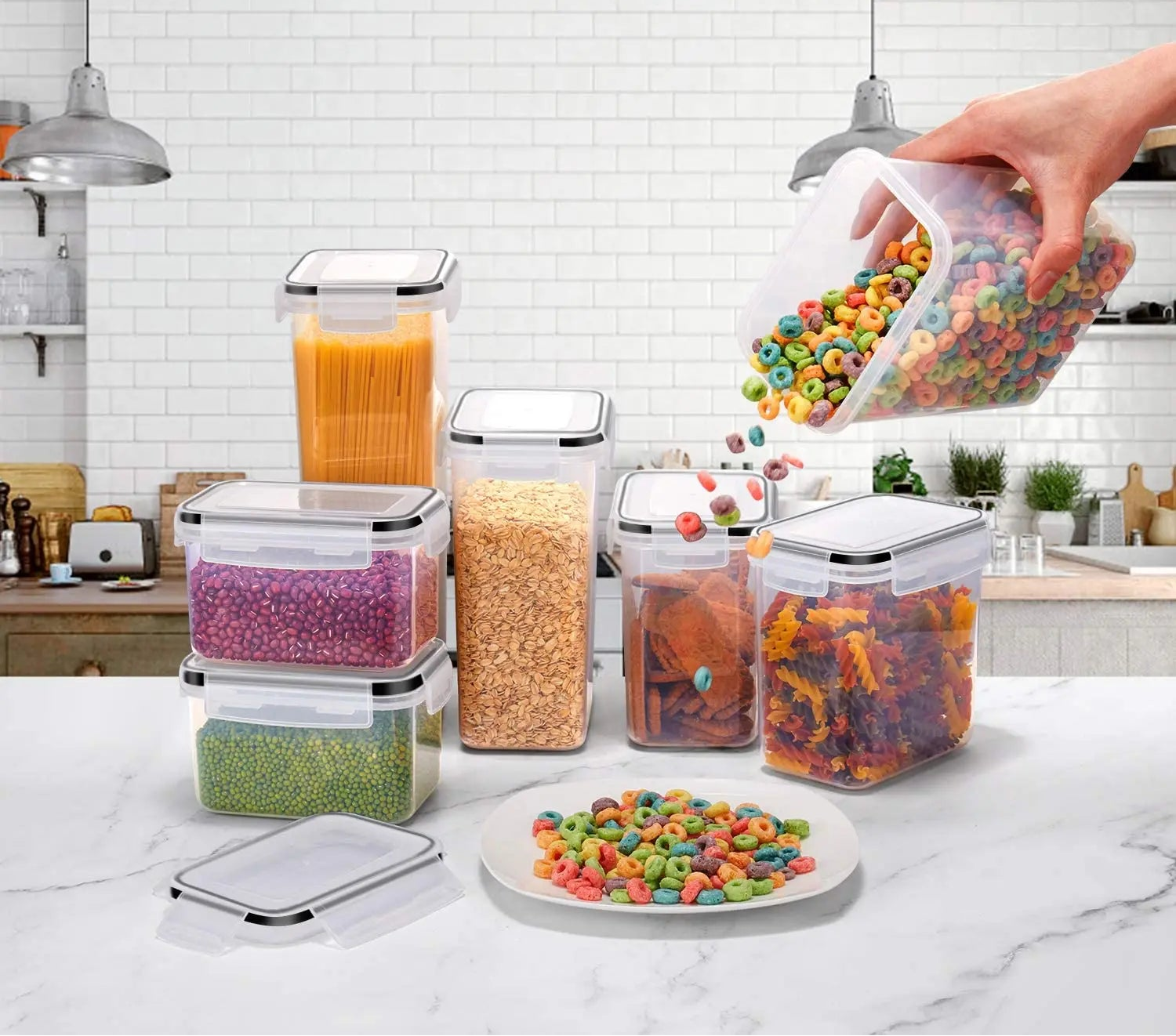 Luftdichtes Frischhalte Set „FreshLock 7“