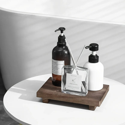 Holz Sockel Tablett „Elevate Wood“