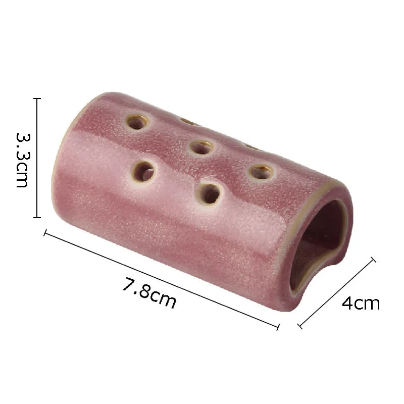 Stem Insert Keramikaufsatz Ausführung Oxblood, glatt glasierte Oberfläche