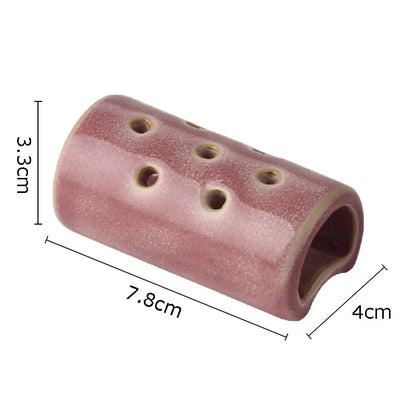Stem Insert Keramikaufsatz Ausführung Oxblood, glatt glasierte Oberfläche