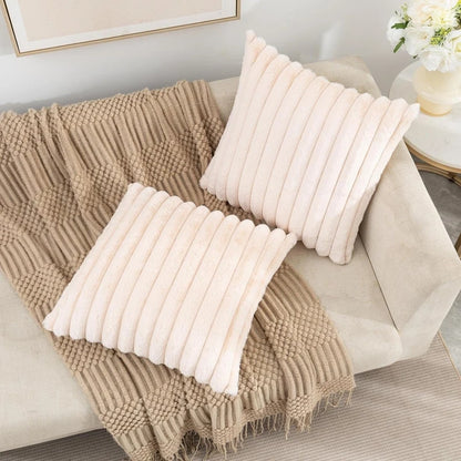 Felloptik Kissenbezug 45x45 cm – Soft Faux Fur