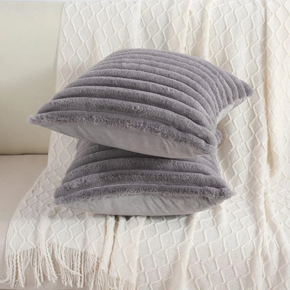 Felloptik Kissenbezug 45x45 cm – Soft Faux Fur