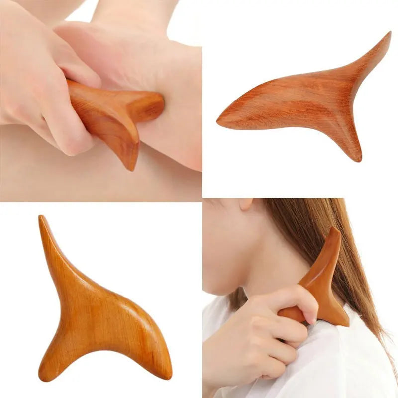 Riva – Hals- &amp; Trigger-Massagegerät aus Holz