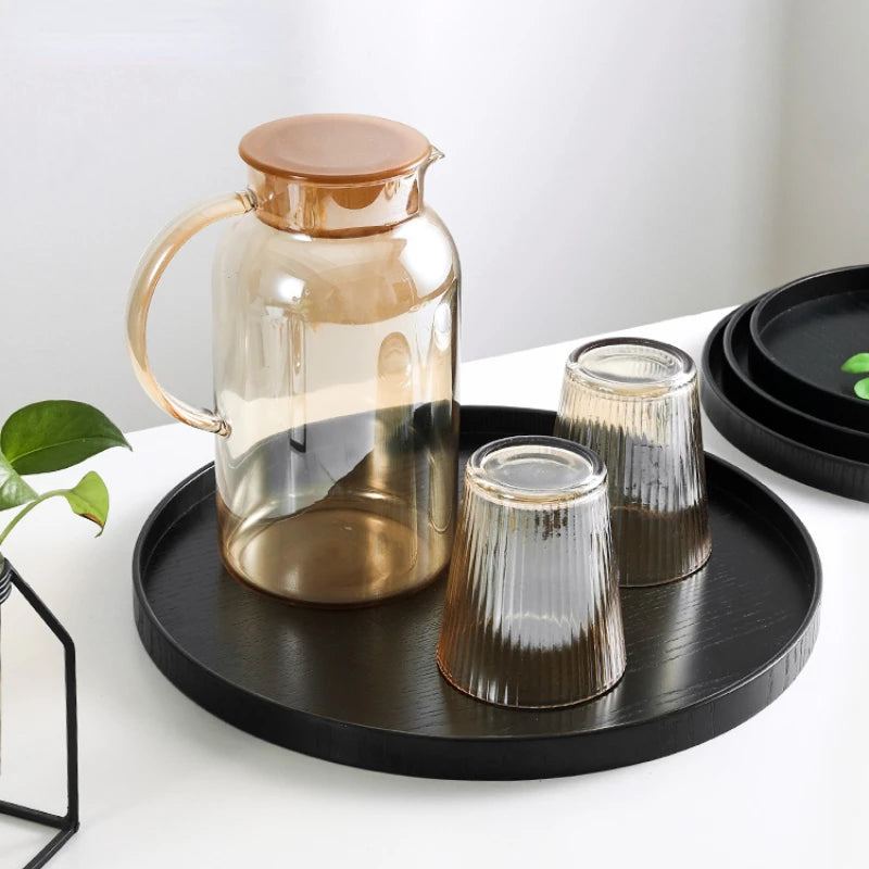 Kuro Tray – Japanisches Holztablett Schwarz