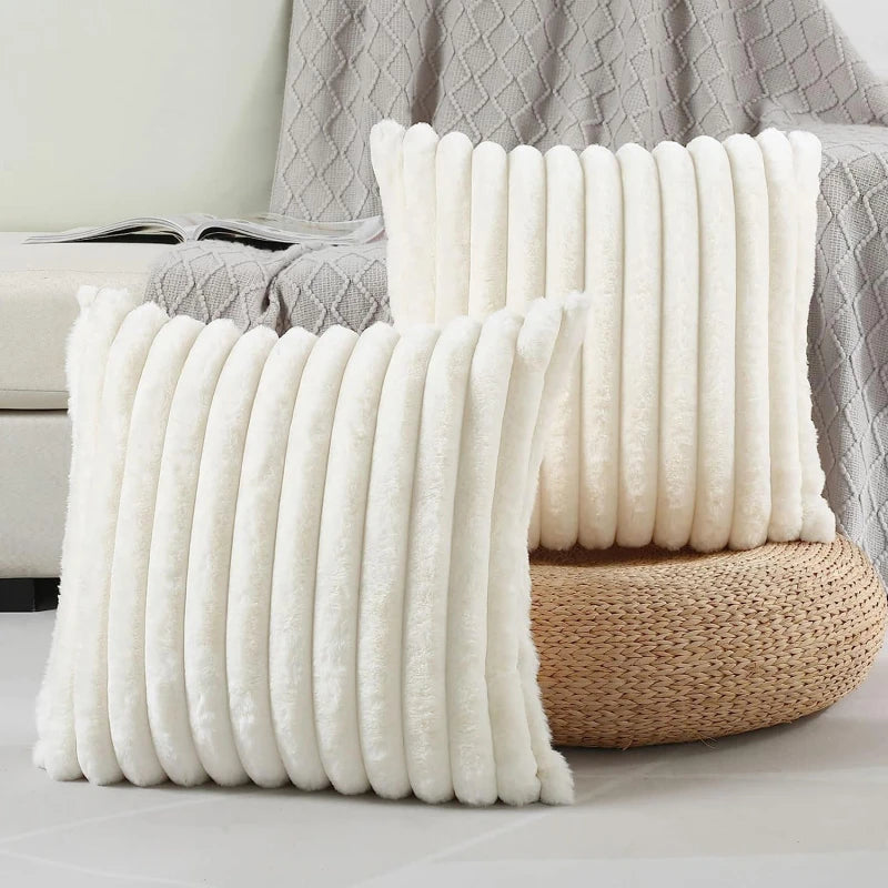 Felloptik Kissenbezug 45x45 cm – Soft Faux Fur