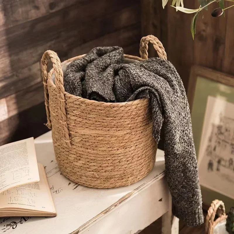 Natur Pflanzenkorb „Boho Weave“