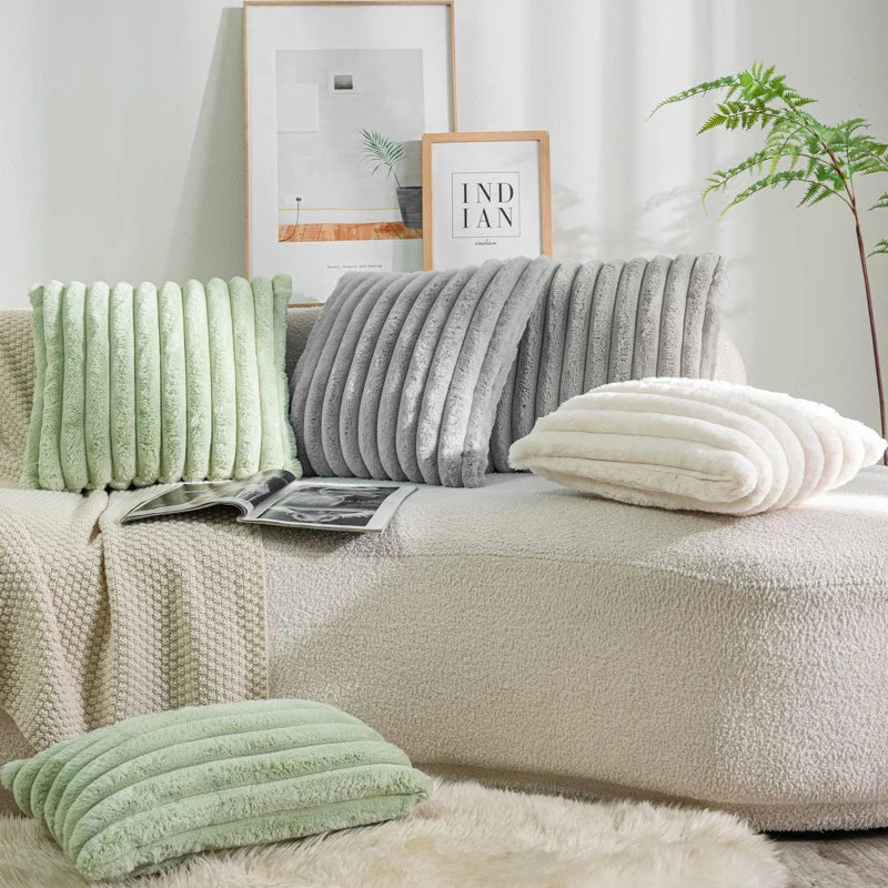 Felloptik Kissenbezug 45x45 cm – Soft Faux Fur