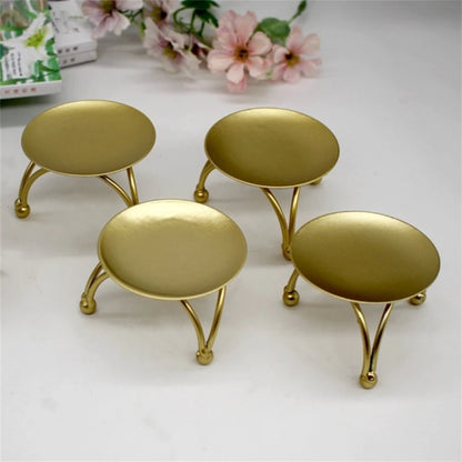 Vintage Metal Candlestick Candle Holders Pillar Iron Art Candlestick For Wedding Party Decor Mini Retro Candle Stick Stand