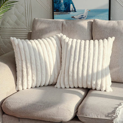 Felloptik Kissenbezug 45x45 cm – Soft Faux Fur