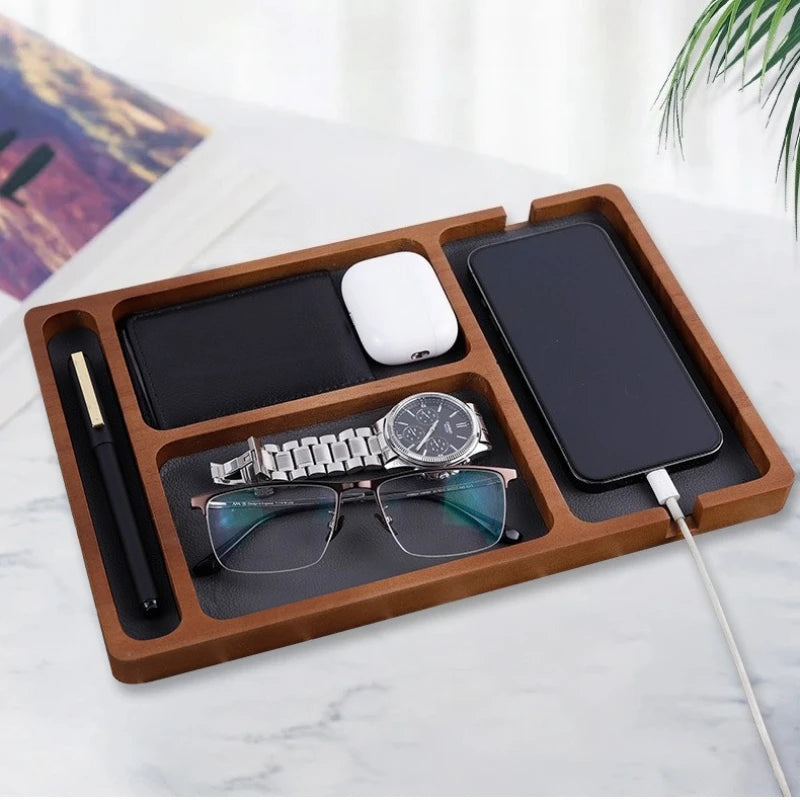 Holz Desktop Organizer „GridTray“