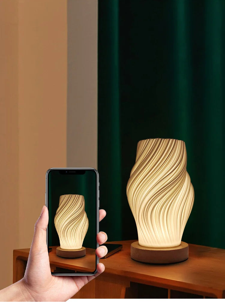 AERIS™ 3D Wellenlampe – Ambient Tischlampe