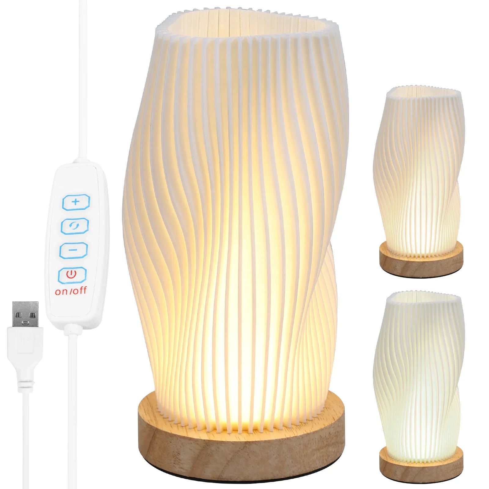 AERIS™ 3D Wellenlampe – Ambient Tischlampe