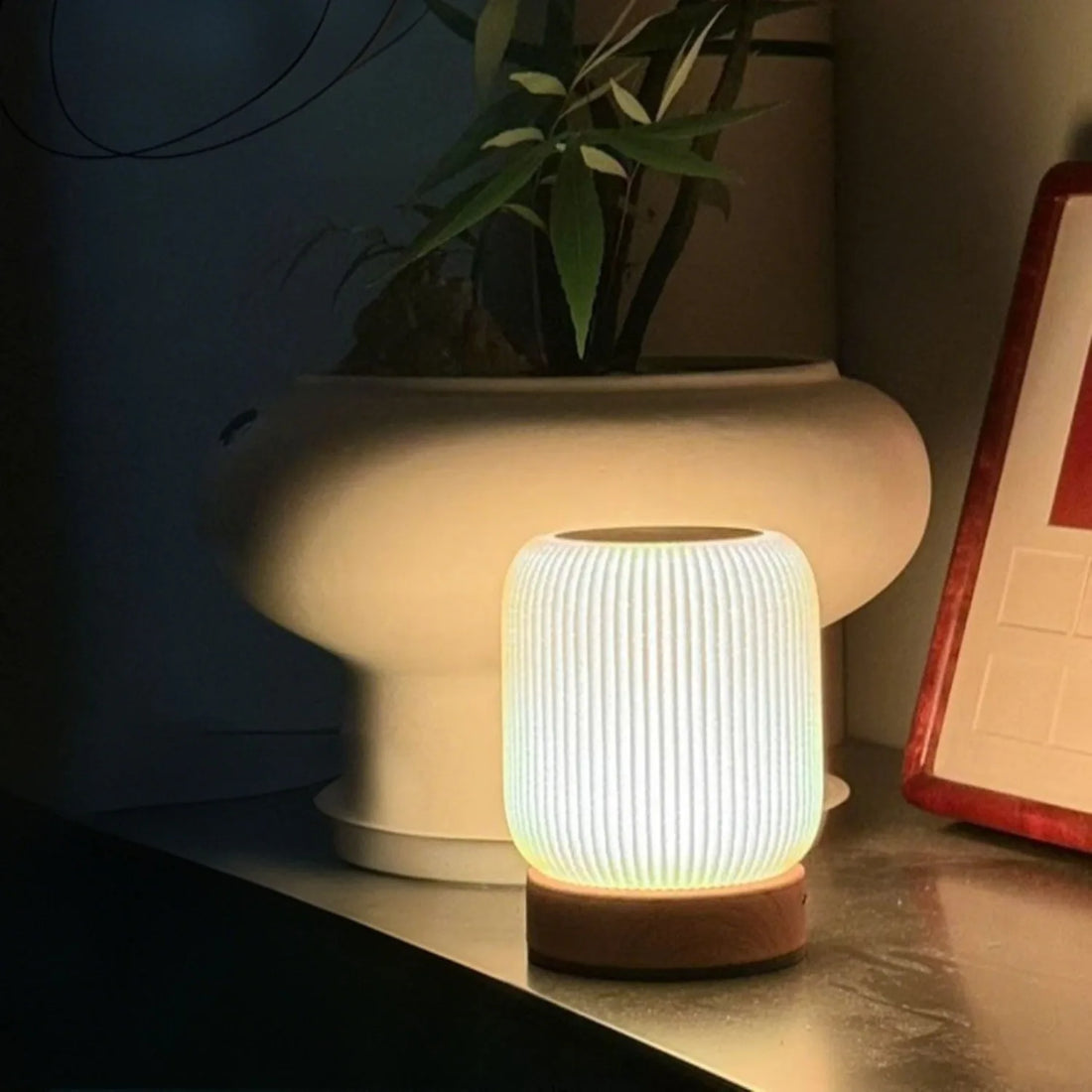 LumiTouch™ Wood Night Light