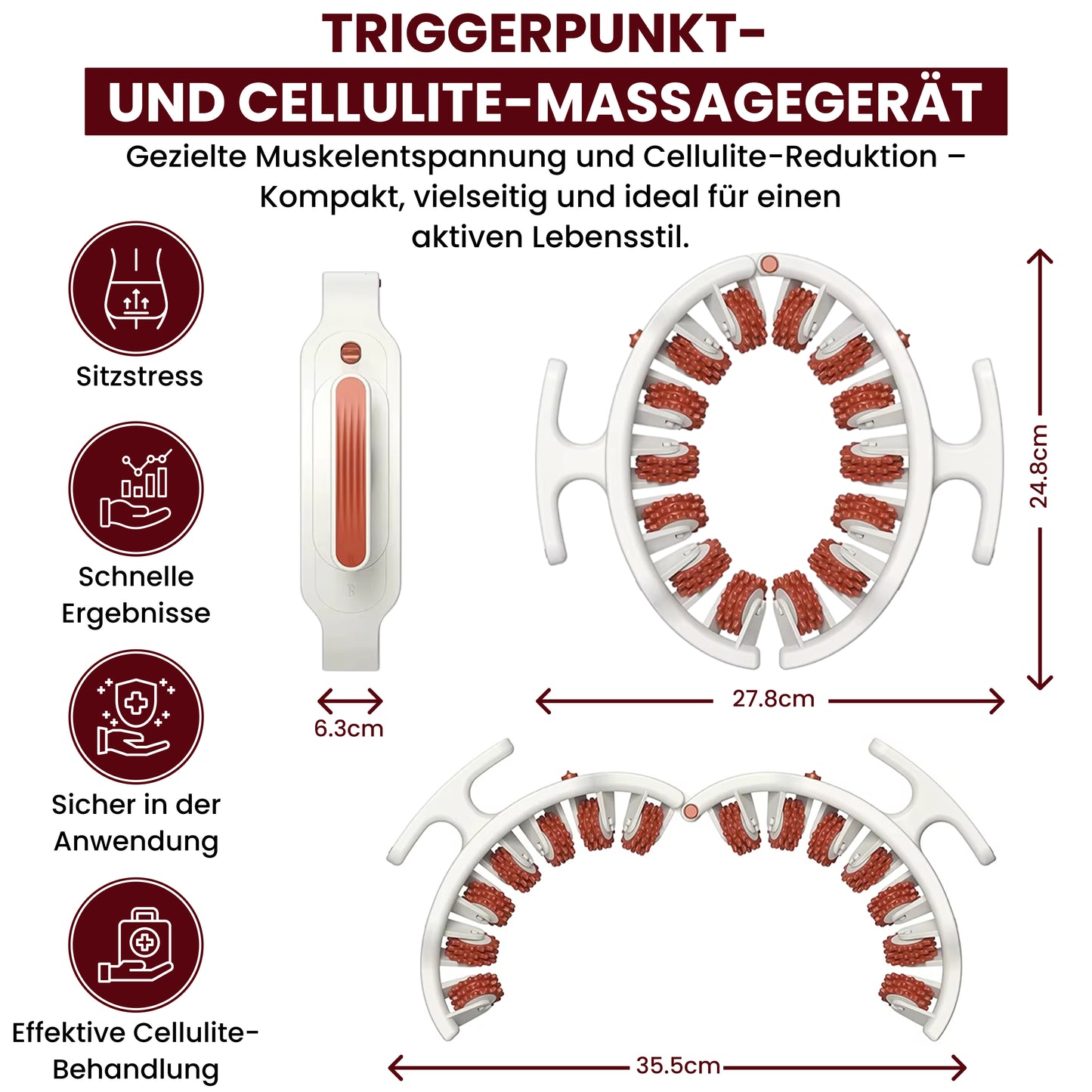 Tone & Tame – Manuelle Massagerolle zur Hautstraffung & Entspannung