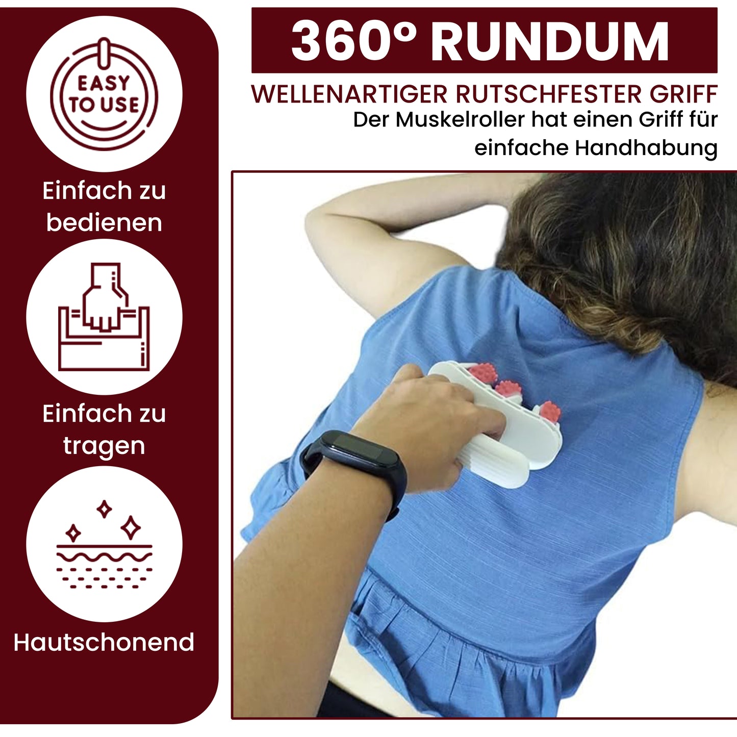 Tone & Tame – Manuelle Massagerolle zur Hautstraffung & Entspannung